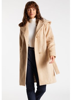 Płaszcz damski z paskiem ze sklepu MONNARI w kategorii Płaszcze damskie - zdjęcie 119609137