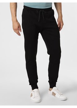 Jack & Jones Spodnie dresowe Mężczyźni Sztuczne włókno czarny jednolity ze sklepu vangraaf w kategorii Spodnie męskie - zdjęcie 119626225