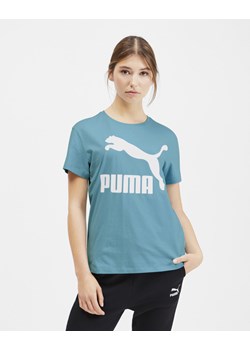 Bluzka damska Puma sportowa z krótkimi rękawami z okrągłym dekoltem na wiosnę 