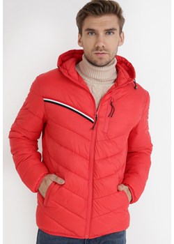Czerwona Kurtka Darrysios ze sklepu Born2be Odzież w kategorii Kurtki męskie - zdjęcie 119713567