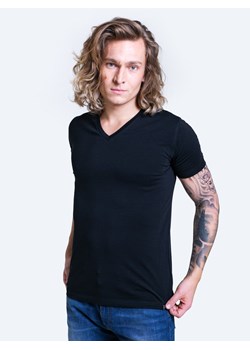 Koszulka męska v-neck z bawełny supima Supiclassicov 906 ze sklepu Big Star w kategorii T-shirty męskie - zdjęcie 119729668