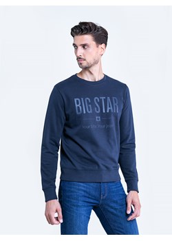 Bluza męska z nadrukiem granatowa Ecodort 403 ze sklepu Big Star w kategorii Bluzy męskie - zdjęcie 119826228