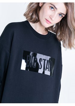 Bluza damska z aplikacją czarna Oneidea 906 ze sklepu Big Star w kategorii Bluzy damskie - zdjęcie 119826236