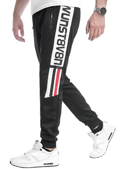 joggery dresowe DE2012 - czarne ze sklepu Risardi w kategorii Spodnie męskie - zdjęcie 119934208