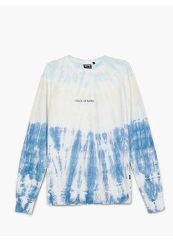 Cropp - Bluza z efektem tie dye - niebieski ze sklepu Cropp w kategorii Bluzy męskie - zdjęcie 120004928