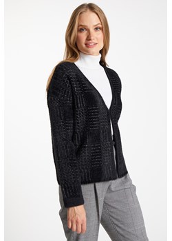 Kardigan damski o delikatnym wzorze ze sklepu MONNARI w kategorii Swetry damskie - zdjęcie 120009698