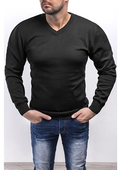 bluza /sweter męski 2200 - czarny ze sklepu Risardi w kategorii Swetry męskie - zdjęcie 120320257
