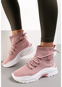 Buty sportowe damskie różowe Renee sneakersy na wiosnę 