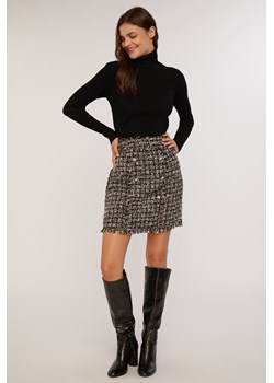 Tweedowa spódniczka mini ze sklepu MONNARI w kategorii Spódnice - zdjęcie 120374306