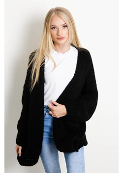 CZARNA NARZUTKA- SWETER OVERSIZE ze sklepu olika.com.pl w kategorii Swetry damskie - zdjęcie 120703189