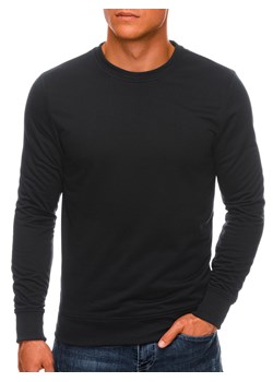 Bluza męska bez kaptura 1212B - czarna ze sklepu Edoti w kategorii Bluzy męskie - zdjęcie 120766736