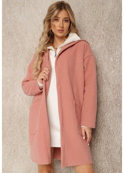 Różowy Kardigan Klymissa ze sklepu Renee odzież w kategorii Swetry damskie - zdjęcie 120809877