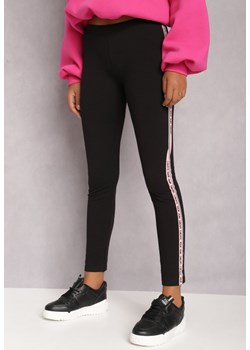 Czarne Legginsy Corica ze sklepu Renee odzież w kategorii Spodnie damskie - zdjęcie 121099586