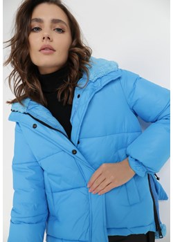 Niebieska Kurtka Magris ze sklepu Born2be Odzież w kategorii Kurtki damskie - zdjęcie 121099808
