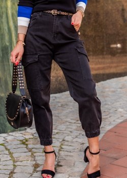 Spodnie Bojówki 882 czarne ze sklepu Sklep Fason w kategorii Spodnie damskie - zdjęcie 121280567