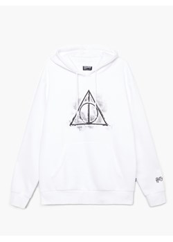 Cropp - Bluza z kapturem Harry Potter - biały ze sklepu Cropp w kategorii Bluzy męskie - zdjęcie 121298317