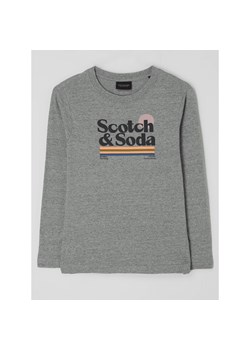 T-shirt chłopięce szary SCOTCH&SODA z długim rękawem 