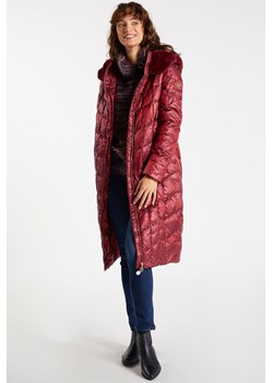 Puchowy płaszcz z kapturem ze sklepu MONNARI w kategorii Płaszcze damskie - zdjęcie 121422805