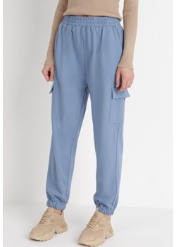 Niebieskie Spodnie Dresowe Xirys ze sklepu Born2be Odzież w kategorii Spodnie damskie - zdjęcie 121481695