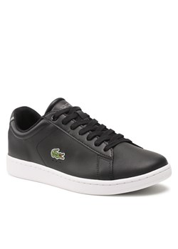 Sneakersy LACOSTE - Carnaby Bl21 1 Sma 7-41SMA0002312 Blk/Blk ze sklepu eobuwie.pl w kategorii Trampki męskie - zdjęcie 121889868