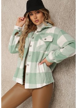 Jasnozielona Koszula Erelim ze sklepu Renee odzież w kategorii Koszule damskie - zdjęcie 121899217
