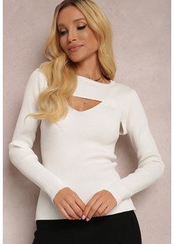 Biały Komplet 2-Częściowy Peroah ze sklepu Renee odzież w kategorii Komplety i garnitury damskie - zdjęcie 121916558