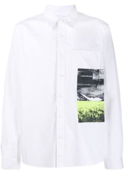 Calvin Klein męska Koszula  Relaxed Fit  White ze sklepu dewear.pl w kategorii Koszule męskie - zdjęcie 121936896
