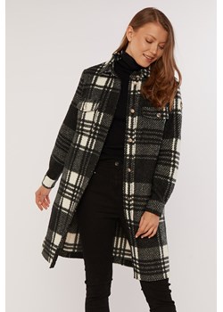 Płaszcz damski w kratę ze sklepu MONNARI w kategorii Płaszcze damskie - zdjęcie 122213546