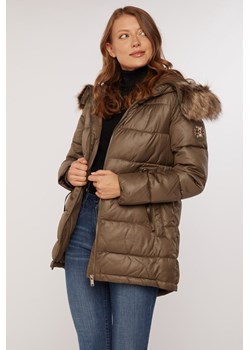 Pikowana kurtka z kapturem ze sklepu MONNARI w kategorii Kurtki damskie - zdjęcie 122259499