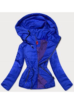 Pikowana przejściowa kurtka damska niebieska (m168) ze sklepu goodlookin.pl w kategorii Kurtki damskie - zdjęcie 122261765