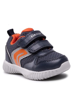 Sneakersy Geox - B Waviness B. A B162BA 0CE15 C0820 M Navy/Orange ze sklepu eobuwie.pl w kategorii Buty sportowe dziecięce - zdjęcie 122294247