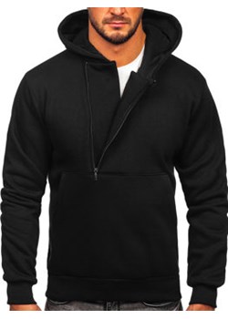 Czarna gruba bluza męska z kapturem Bolf 02 ze sklepu Denley w kategorii Bluzy męskie - zdjęcie 122315326