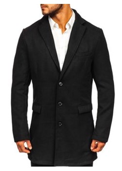 Płaszcz męski zimowy czarny Denley 1047-1 ze sklepu Denley w kategorii Płaszcze męskie - zdjęcie 122315347