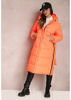Pomarańczowa Kurtka Pelo ze sklepu Renee odzież w kategorii Płaszcze damskie - zdjęcie 122396119