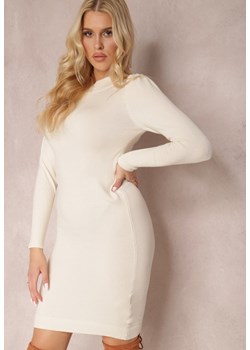 Kremowa Sukienka Xirara ze sklepu Renee odzież w kategorii Sukienki - zdjęcie 122564415