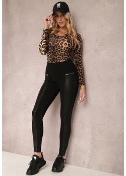 Czarne Spodnie Skinny Airiris ze sklepu Renee odzież w kategorii Spodnie damskie - zdjęcie 122564996