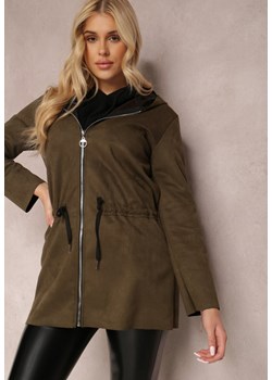 Ciemnozielona Bluza Godasis ze sklepu Renee odzież w kategorii Bluzy damskie - zdjęcie 122565006