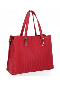 Herisson shopper bag duża na ramię glamour bez dodatków  ze sklepu PaniTorbalska w kategorii Torby Shopper bag - zdjęcie 122882309