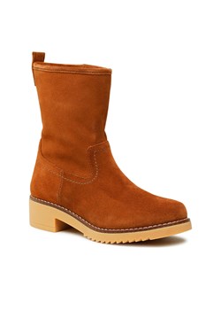 Botki CLARKS - Eden Mid Hi 261615494 Dark Tan Suede ze sklepu eobuwie.pl w kategorii Botki - zdjęcie 122927896