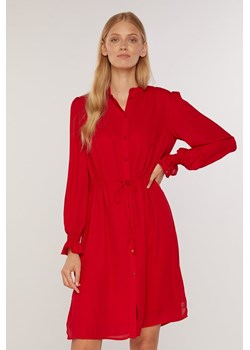 Czerwona, koszulowa sukienka ze sklepu MONNARI w kategorii Sukienki - zdjęcie 122980125