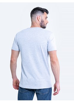 Koszulka męska bawełniana szara Basic 901 ze sklepu Big Star w kategorii T-shirty męskie - zdjęcie 122995229