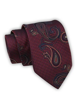 Krawat Alties (7 cm) - Bordowy, Duży Wzór Paisley KRALTS0545 ze sklepu JegoSzafa.pl w kategorii Krawaty - zdjęcie 123136616
