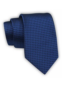 Krawat Alties (7 cm) - Ciemnoniebieski w Drobny Wzór KRALTS0600 ze sklepu JegoSzafa.pl w kategorii Krawaty - zdjęcie 123136638