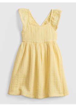 Sukienka dziewczęca żółta Gap 