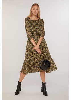 Wzorzysta sukienka midi ze sklepu MONNARI w kategorii Sukienki - zdjęcie 123518498