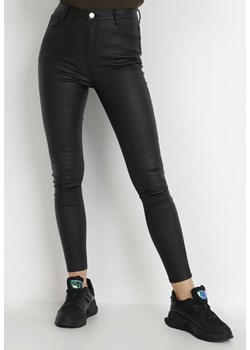 Czarne Spodnie Skinny Phyneo ze sklepu Born2be Odzież w kategorii Spodnie damskie - zdjęcie 123699886