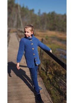 Płaszczyk Famke Niebieski ze sklepu Famke w kategorii Płaszcze dziewczęce - zdjęcie 123841078
