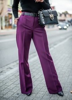 Spodnie Stella śliwkowe ze sklepu Sklep Fason w kategorii Spodnie damskie - zdjęcie 123843599