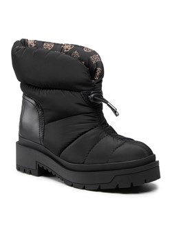 Botki GUESS - FL8LED ELE10 BLACK ze sklepu eobuwie.pl w kategorii Śniegowce damskie - zdjęcie 124010648