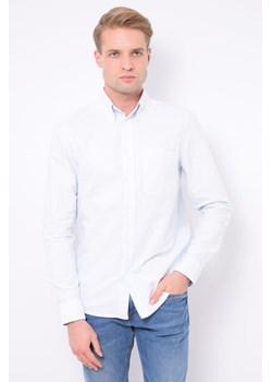 koszula męska calvin klein k10k103053 biało-błękitna w paseczki ze sklepu Royal Shop w kategorii Koszule męskie - zdjęcie 124040725